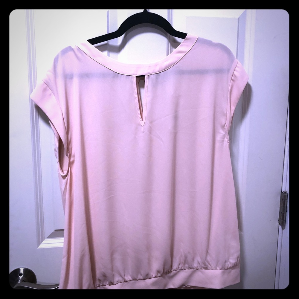 Blush blouse